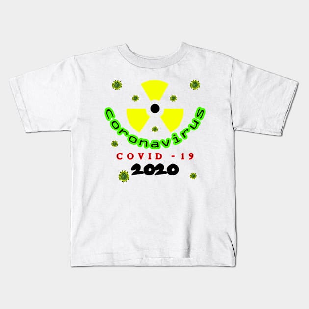 coronavirus covid-19 2020 Kids T-Shirt by shopmorocco